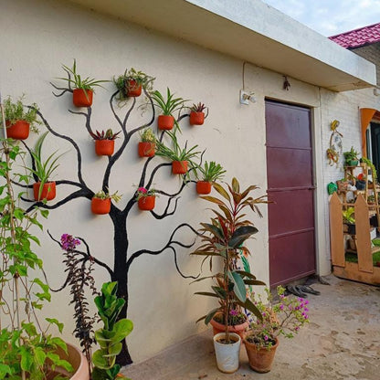 Wall Mount Terracotta Pots