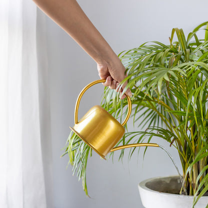 Vintage Golden Watering Can