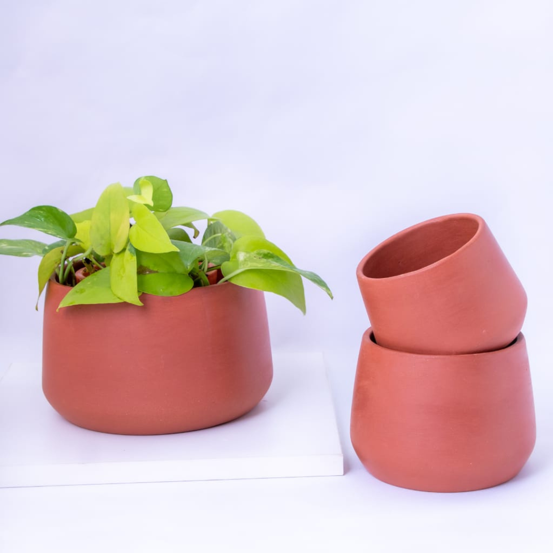 Terra-Potta Planters (Set of 3)